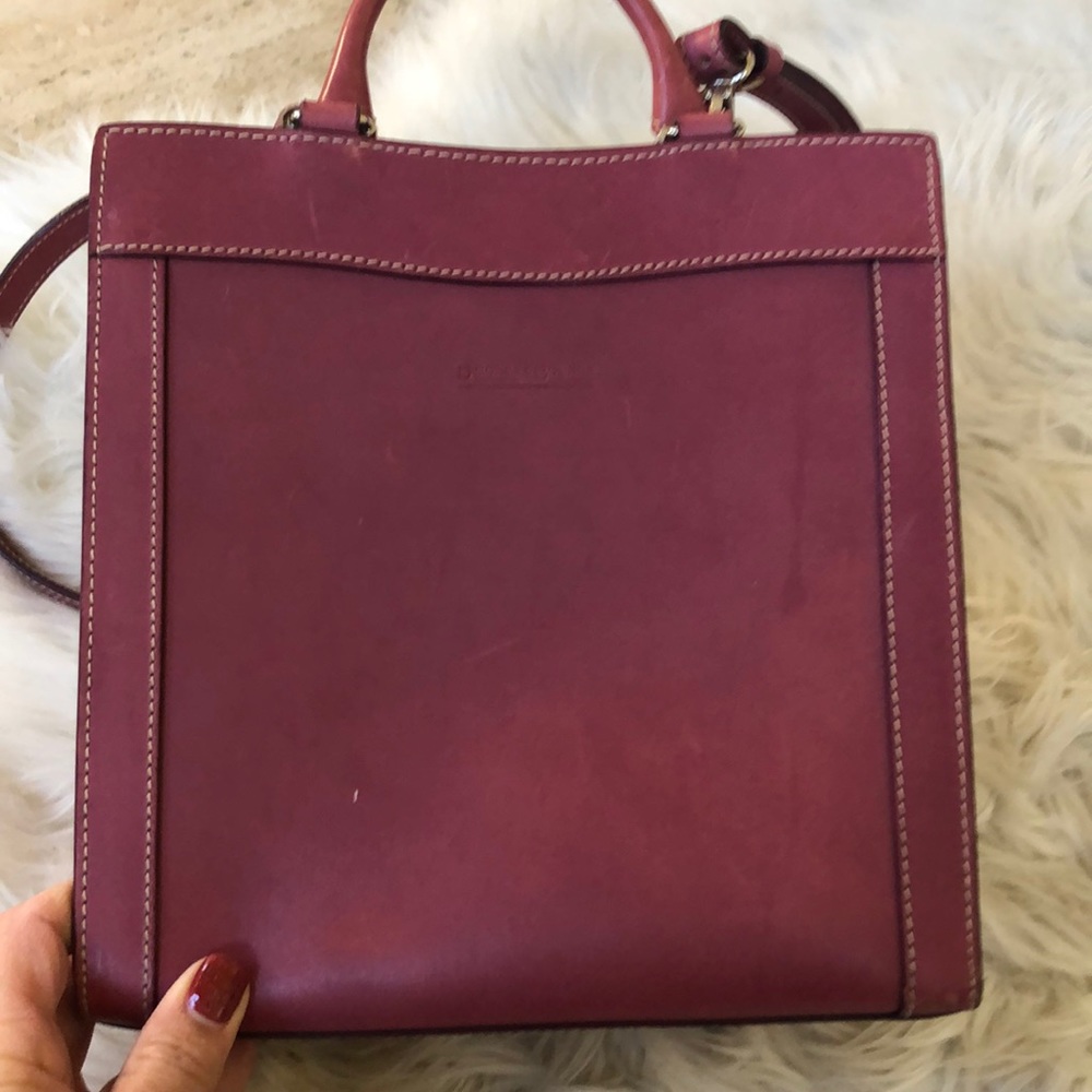 Dooney and Bourke pink leather tote